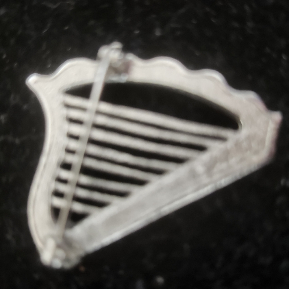 Vintage Harp brooch - Picture 2 of 2